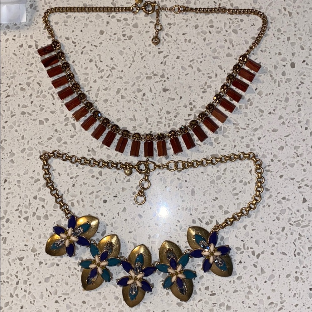 Two necklaces from J crew